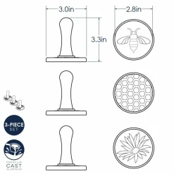 Sale Nordic Ware Koekjesstempel Honey Bees Set/3