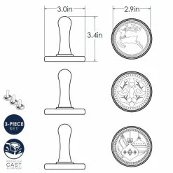 Best Nordic Ware Koekjesstempel Kerst Set/3