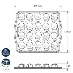 New Nordic Ware Mini Doodshoofdjes (20x) Bakvorm