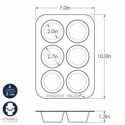 Best Nordic Ware Muffin / Cupcake Bakvorm (6 stuks)