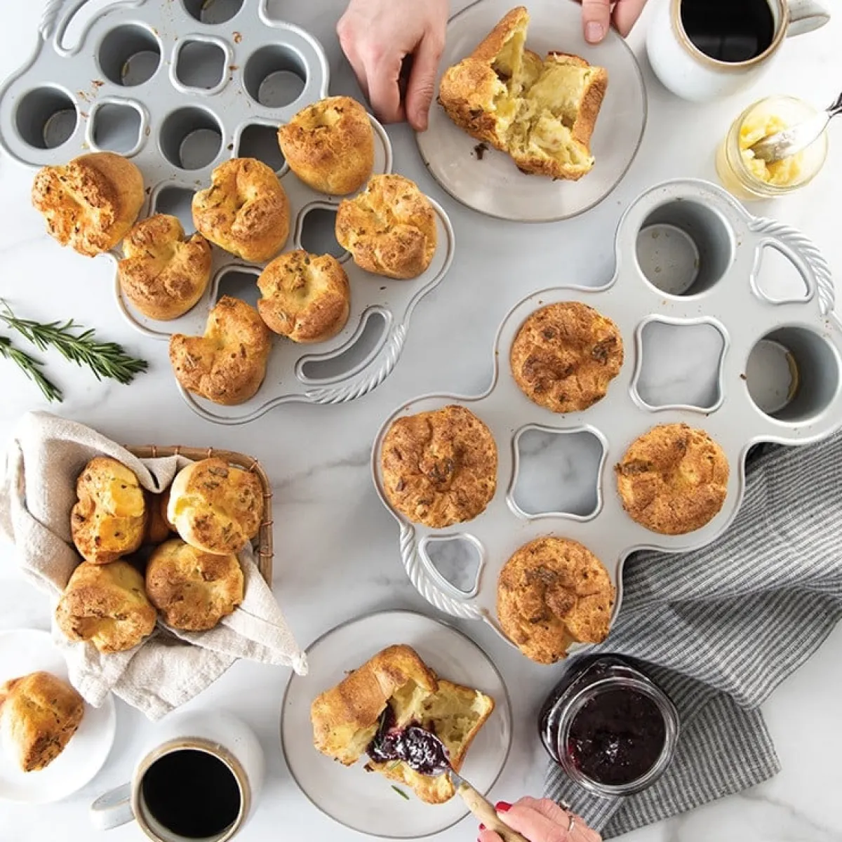 New Nordic Ware Popover Bakvorm 6 stuks