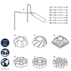 Outlet Nordic Ware Swedish Rosette & Timbale Set