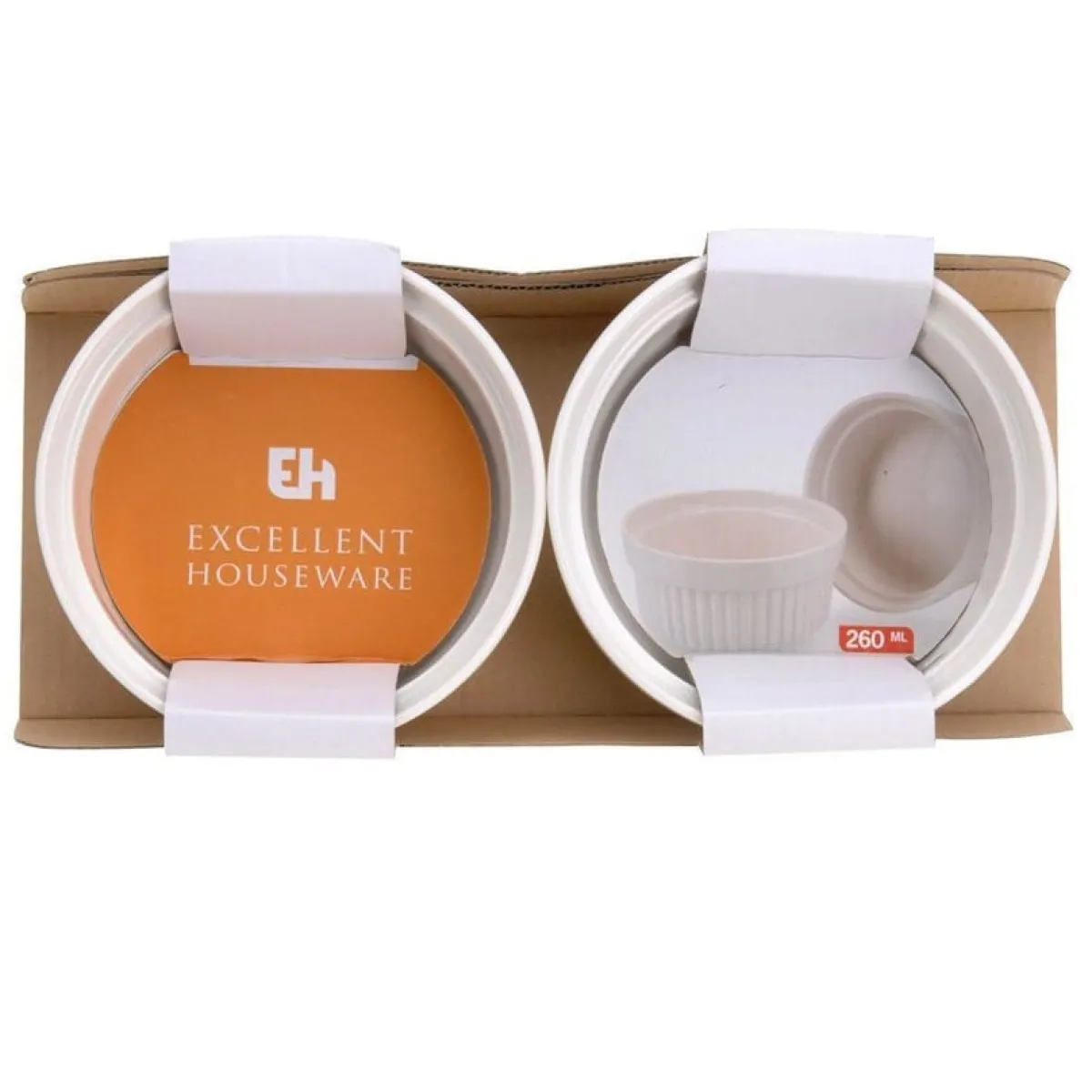 Overig Ovenschaal Porselein (Creme Brulee) Ø11x4,8cm Set/2