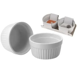 Outlet Overig Ovenschaal Porselein (Creme Brulee) Ø8,5x4,6cm Set/2