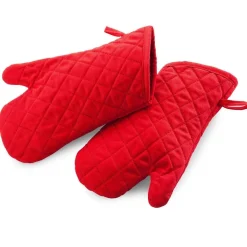 Hot Thermohauser Ovenwanten Vlamvertragend Katoen Rood (max 250°C) 32cm