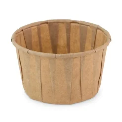 Overig Papieren Bakje Rond Bruin Ø7x4,3cm 100st.