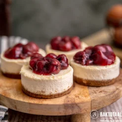 Outlet Patisse Mini Cheesecake Bakvorm Losse Bodems Silver-Top Ø8cm