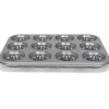 Patisse Mini Tulbandvorm Silver-Top 12 stuks 35x26cm