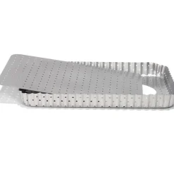 New Patisse Quichevorm Geperforeerd Losse Bodem Silver-Top 32x22