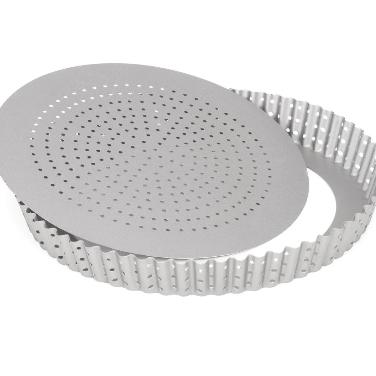 Sale Patisse Quichevorm Geperforeerd Losse Bodem Silver-Top Ø28cm