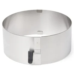 Hot Patisse Taartring Verstelbaar RVS Ø17-30x7(h)cm