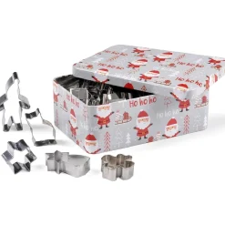 Outlet Patisse Uitstekers + Opbergdoos Kerst RVS 25-delig
