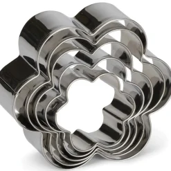 New Patisse Uitstekers Bloem RVS 5-delig