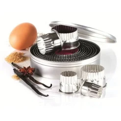 Hot Patisse Uitstekers Rond Kartel RVS 14-delig
