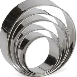 Hot Patisse Uitstekers Rond RVS 5-delig