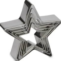 Hot Patisse Uitstekers Ster RVS 5-delig