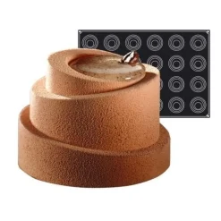 Clearance Pavoni Siliconen Vorm Babele Ø68x50mm (24) 60x40cm