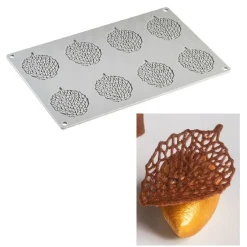 Clearance Pavoni Siliconen Vorm Blad 73x55mm (8) 30x20cm