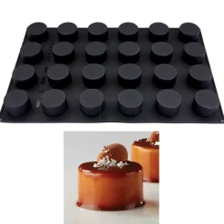 New Pavoni Siliconen Vorm Cilinder Ø65x40mm (24) 60x40cm