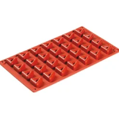 New Pavoni Siliconen Vorm Mini Savarin Driehoek (28) Ø30x13mm