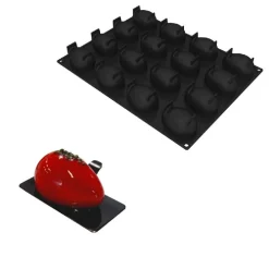 Clearance Pavoni Siliconen Vorm Quenelle 77x51mm (16) 30x40cm