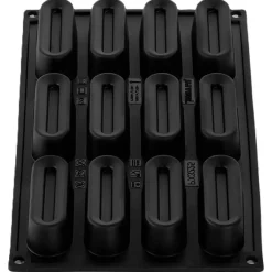 Discount Pavoni Siliconen Vorm Rond 40 80x30mm (12) 30x17,5cm