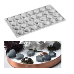 Best Pavoni Siliconen Vorm Stenen 36x28mm (28) 30x17,5cm