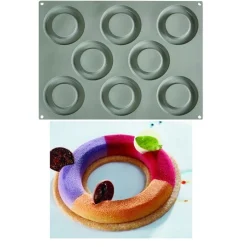 Sale Pavoni Siliconen Vorm Tondo Ø100x10mm (8) 30x40cm