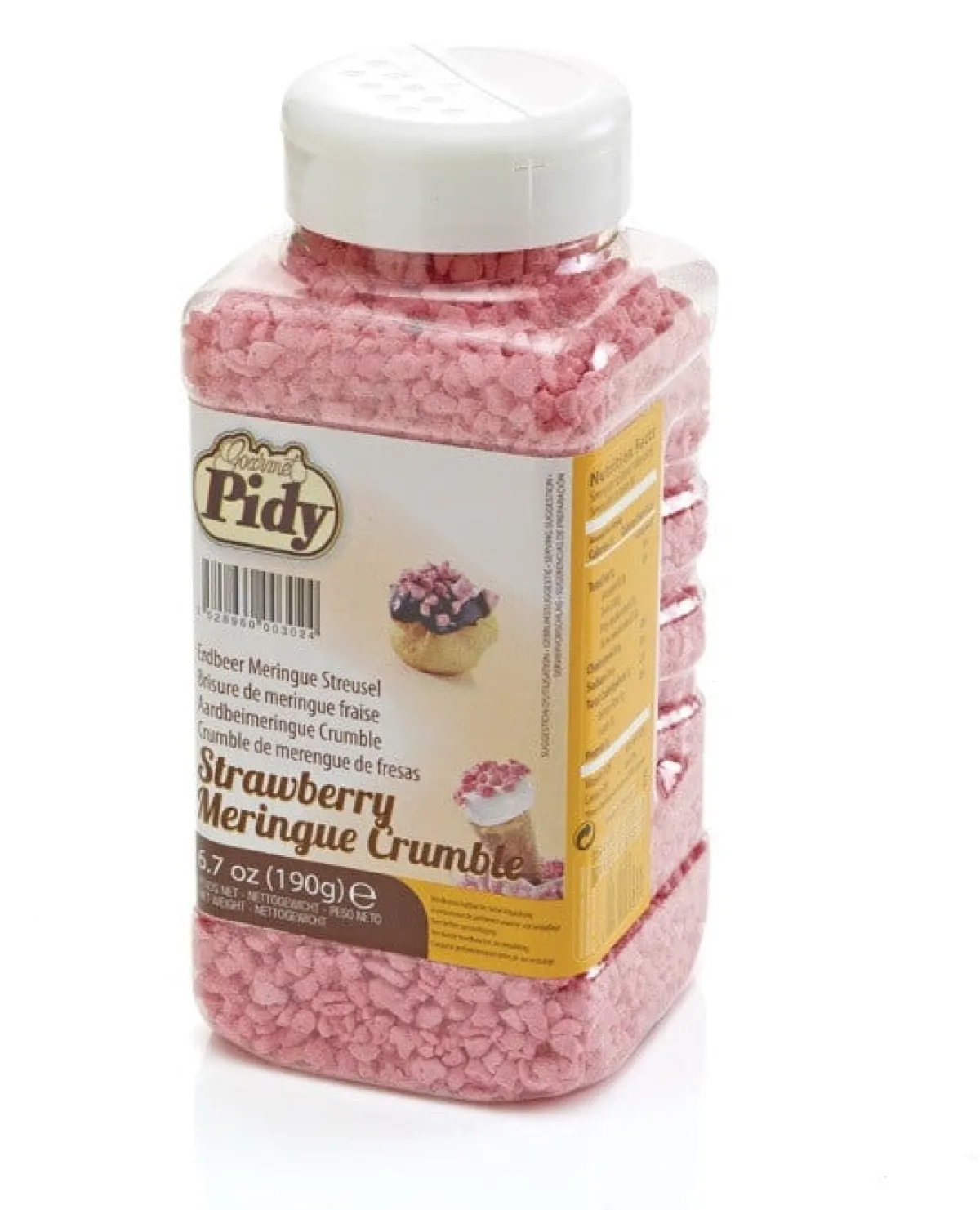Outlet Pidy Crumble Meringue Aardbei 190 gram