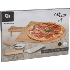 Outlet Overig Pizza Snijplank 43x30cm (Incl. Pizzasnijder en Pizzaschep)