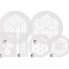 Online Plate-it Stencil Hexagon Set/6
