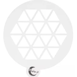 Online Plate-it Stencil Hexagon Set/6
