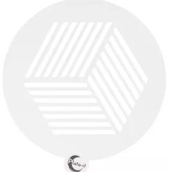 Online Plate-it Stencil Hexagon Set/6