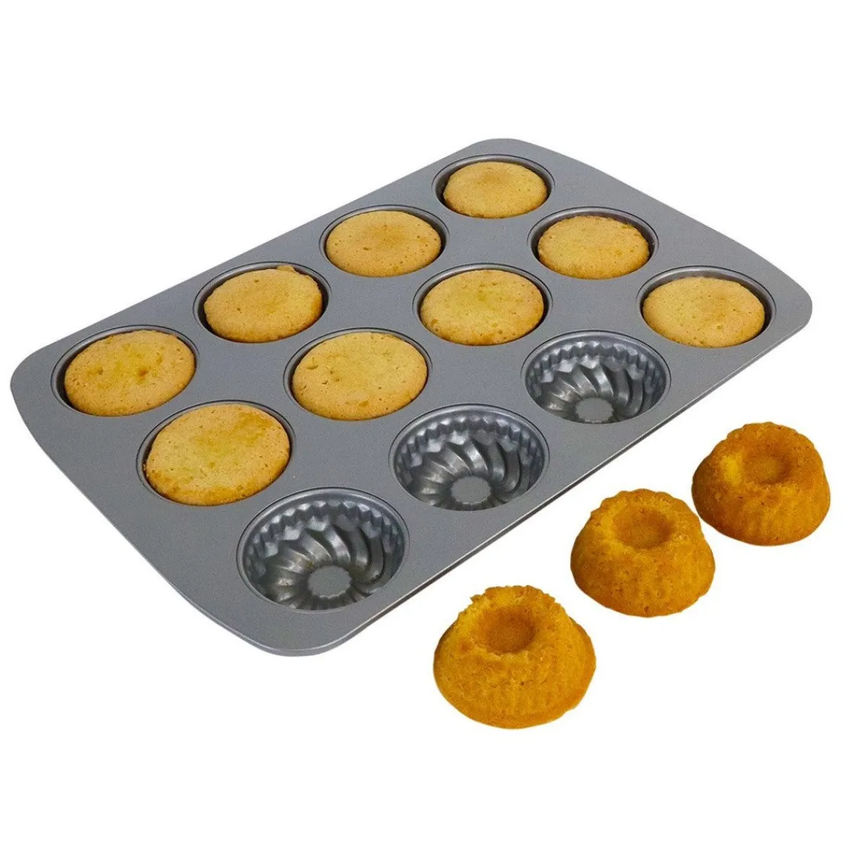 Best PME Bakvorm Mini Tulband 12 stuks