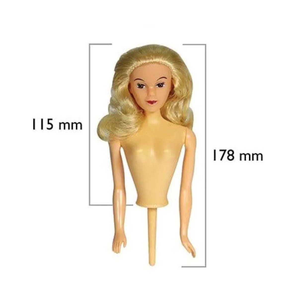 Hot PME Barbie Doll Pick (Pin Popje) Blond