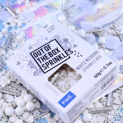 New PME Bruiloft Wit Sprinkle Mix (Out of the Box) 60g
