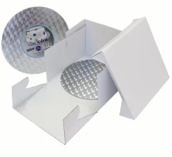 Sale PME Cakeboard en doos rond 35x35x15 cm