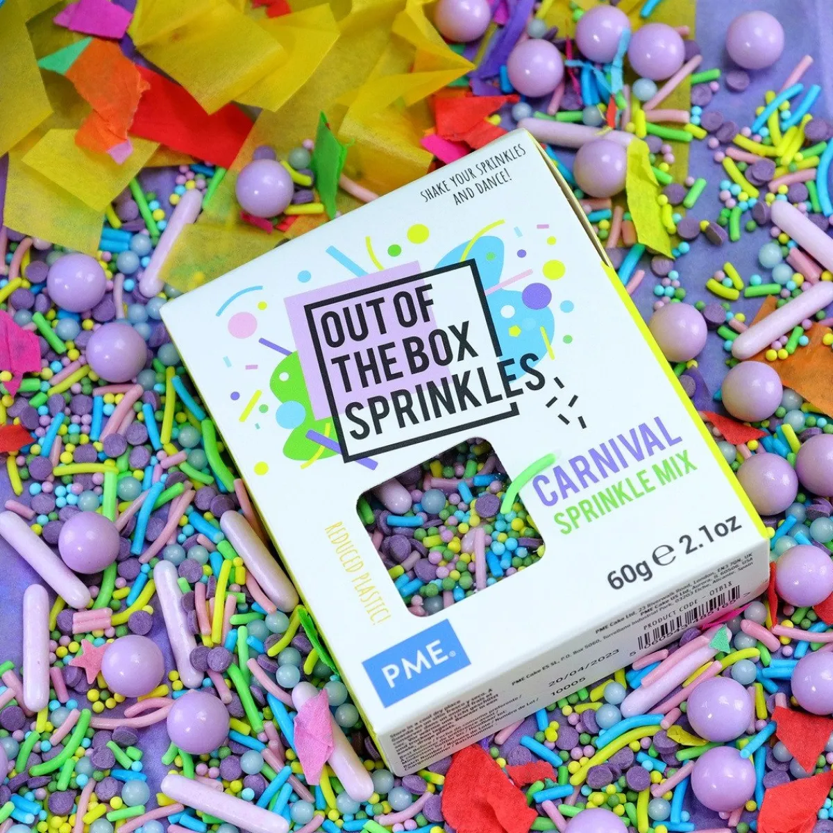 Hot PME Carnaval Sprinkle Mix (Out of the Box) 60g