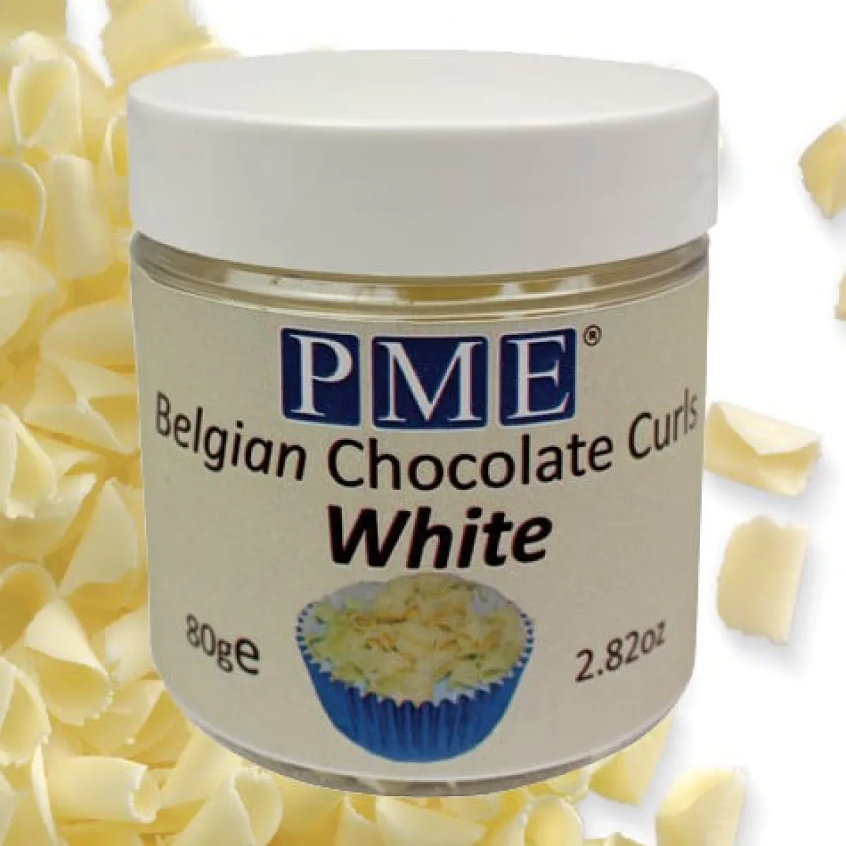 Hot PME Chocoladekrullen Wit 85 gram