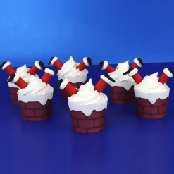 Outlet PME Cupcake Kit Kerstman 6st.