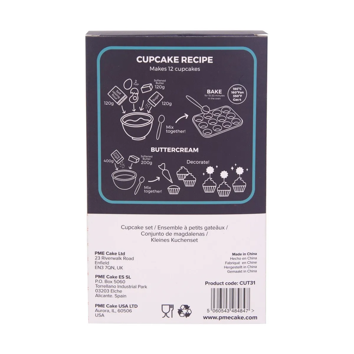 Outlet PME Cupcake Set Eid Mubarak 24st.**