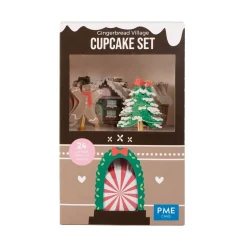 Discount PME Cupcake Set Gingerbread Village Christmas 24st.**