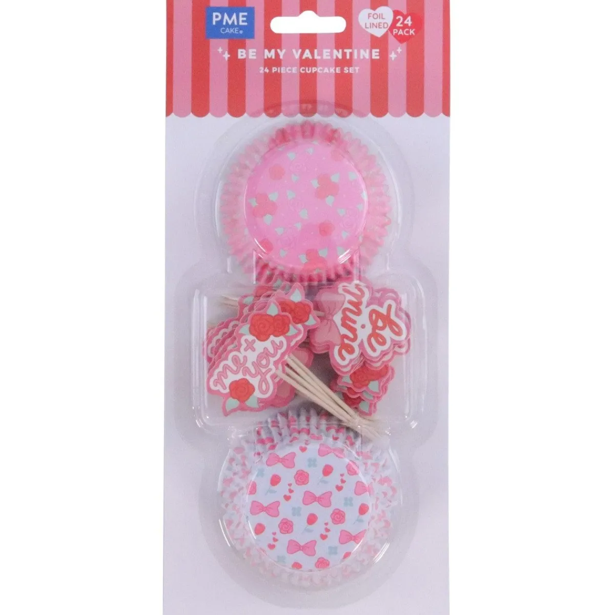 PME Cupcake Set Mijn Valentijn 24st.