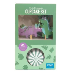 Clearance PME Cupcake Set Party Dino 24st.