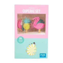 Clearance PME Cupcake Set Tropical 24st.**