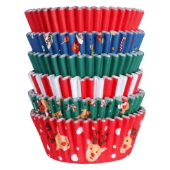New PME Cupcake Vormpjes Kerst Assortiment 100st.