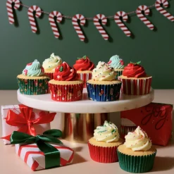 New PME Cupcake Vormpjes Kerst Assortiment 100st.