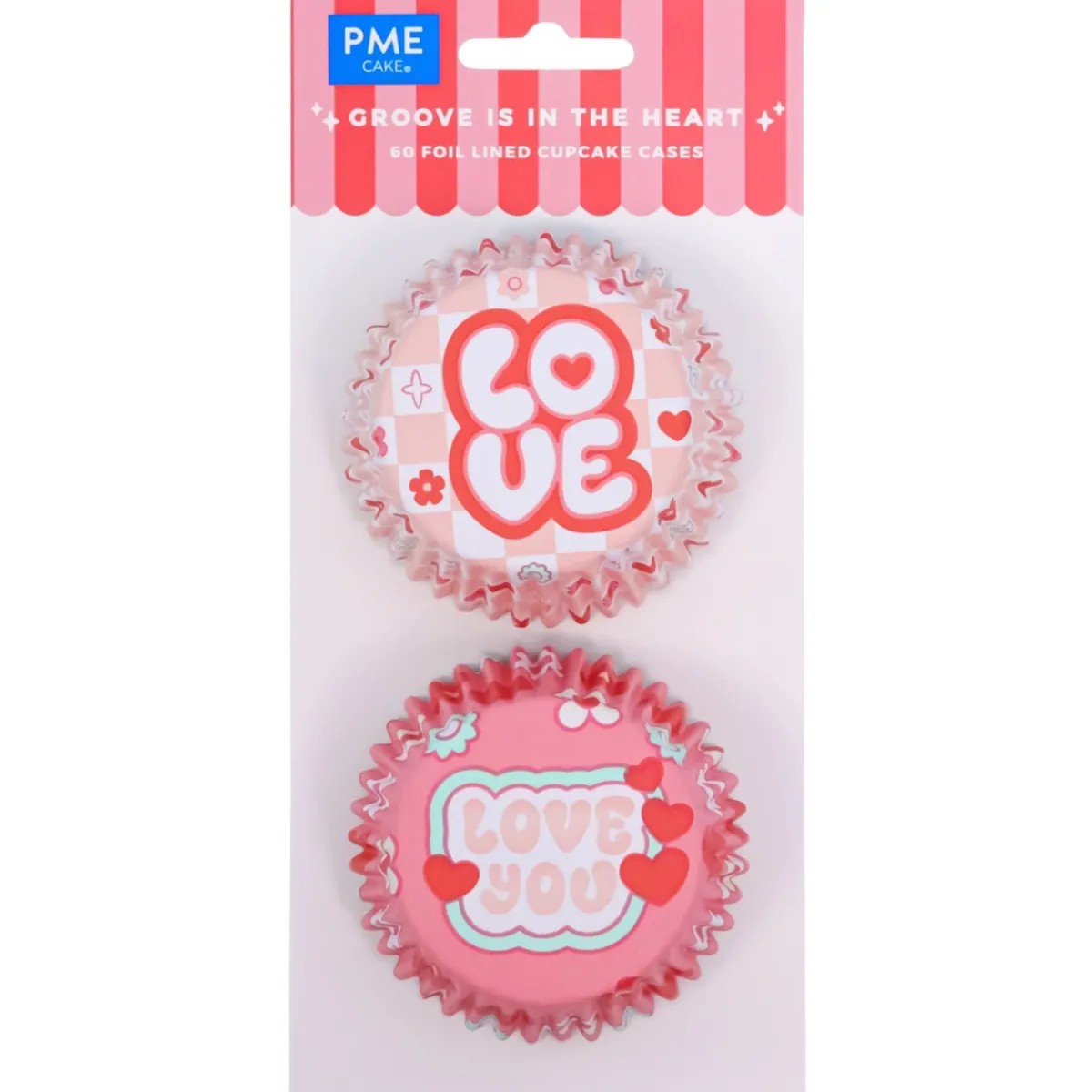PME Cupcake Vormpjes Love Ø52mm 60st.