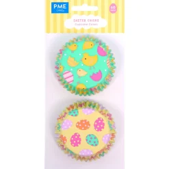 Outlet PME Cupcake Vormpjes Paaskuikens Ø52mm 60st.