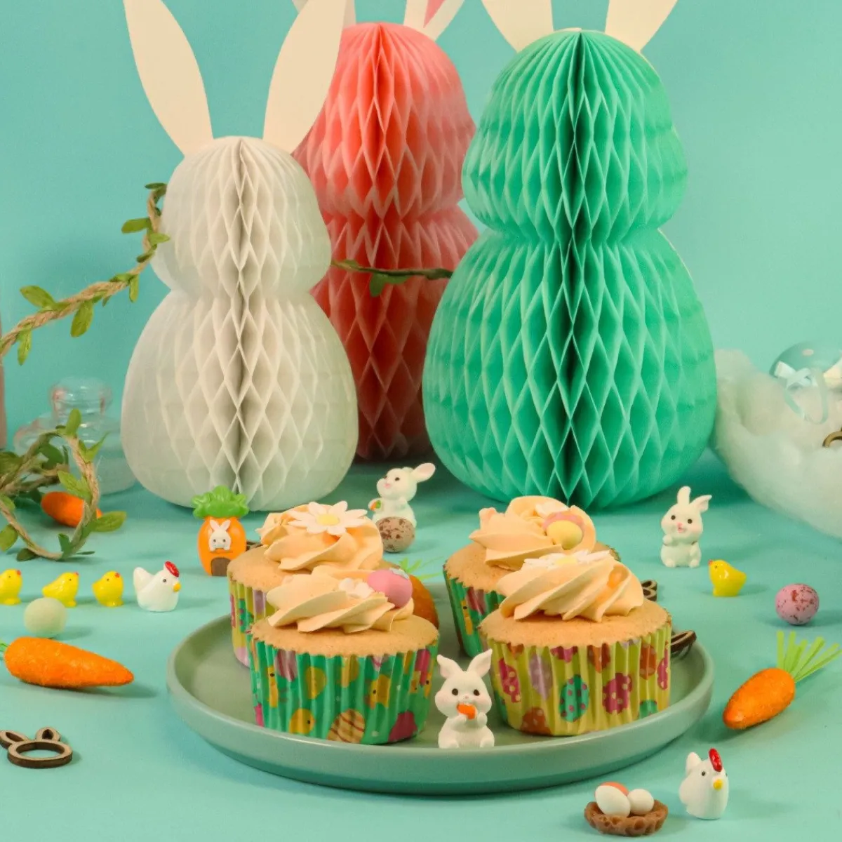 Outlet PME Cupcake Vormpjes Paaskuikens Ø52mm 60st.